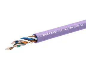Lanview Cat5e U-UTP purpurová / Síťový kabel / 305 m / LSZH / bez konektorů