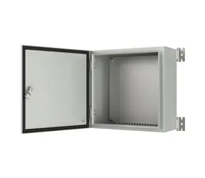 Lanview nástěnný rozvaděč IP65 bílá / Rozvaděč / 400×400×200 mm / Nosnost 30 kg / Uzamykatelný / Ocelové dveře