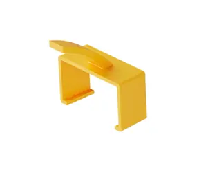 Lanview klip pro patch kabely Slim & Bendable žlutá / Klip na značení kabelů / 20 ks / plast