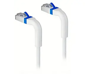 Lanview Slim & Bendable bílá / Síťový kabel / Cat6a / U/FTP / RJ-45 / 0,5 m / LSZH