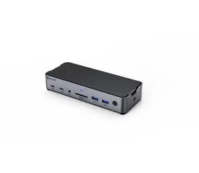eSTUFF Triple 4K USB-C / Dokovací stanice / 3 displeje / 2x HDMI / USB-C PD 100W / GLAN