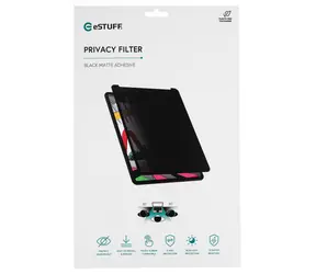 eSTUFF Privacy Filter 15" pro Microsoft Surface Laptop černá / Filtr ochrany soukromí / 3:2 / lepicí / dotykový