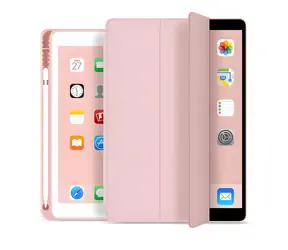 eSTUFF Pouzdro iPad 9.7 2017, 2018 růžová / Pouzdro na tablet / PU kůže / Folio