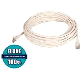 Lanview Cat6 U/UTP bílá / Síťový kabel / RJ-45 / 10 m / LSZH