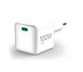 Hama GaN 100 W bílá / Nabíječka / USB-C / PD / QC / super-mini