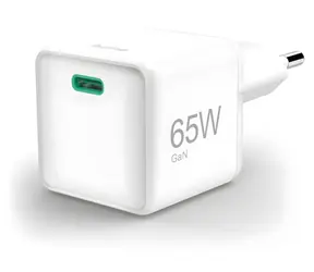 Hama SuperMini GaN 65W bílá / Nabíječka / USB-C / PD / QC / 65 W