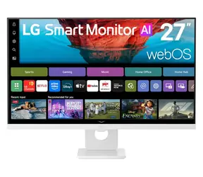 27" LG 27U731SB-W bílá / Smart monitor / IPS / 4K UHD / 60 Hz / webOS / repro