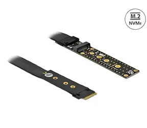 Delock Riser karta M.2 Key M / Riser card / prodlužovací kabel 20 cm / M.2 2242/2260/2280