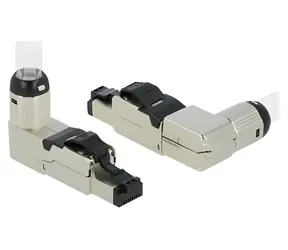 Delock Síťová přípojka RJ-45 / Konektor / Cat.6a / FTP