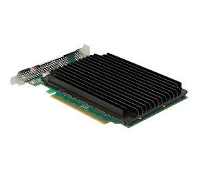 Delock PCIe x16 karta 4x M.2 NVMe s chladičem / Karta / Bifurcation / PCIe 4.0 x16 / M.2 2280, 2260, 2242, 2230