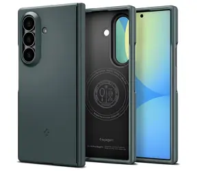 Spigen Air Fit Pro MagFit zelená / Pouzdro / Samsung Galaxy Z Fold8 Ultra / MagFit / Bezdrátové nabíjení