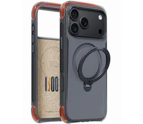 Torras Ostand Q3 Air Pro černá / Ochranný kryt / iPhone 18 Pro / MagSafe / 360° stojánek