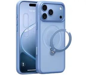 Torras Ostand Q3 Spin modrá / Ochranné pouzdro / Apple iPhone 18 Pro / stojánek 360° / magnetický