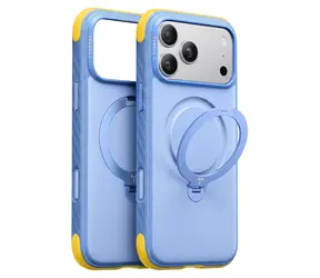 Torras Ostand Q3 Rugg modrá / Ochranný kryt / Apple iPhone 18 Pro Max / MagSafe / 360° stojánek