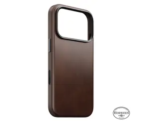 Nomad Traditional Leather Case rustic brown (Horween) / Pouzdro pro Apple iPhone 17 Pro a 18 Pro / kožené / MagSafe