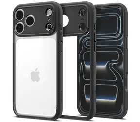 Spigen Ultra Hybrid matně černá / Ochranný kryt / Apple iPhone 17 Pro Max, 18 Pro Max / TPU + PC