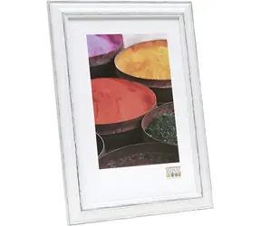 Deknudt S221H3 bílo-hnědá / Rámeček / Dřevěný / DIN A4 21x29,7 cm