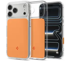 Spigen Ultra Hybrid "T" MagSafe lesklá oranžová / Ochranný kryt / Apple iPhone 17 Pro Max / TPU+PC