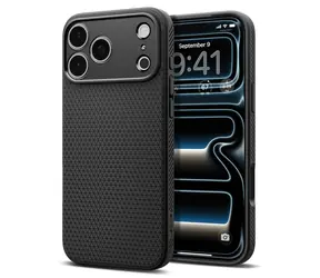 Spigen Liquid Air iPhone 17/18 Pro matná černá / Kryt / TPU / Air Cushion