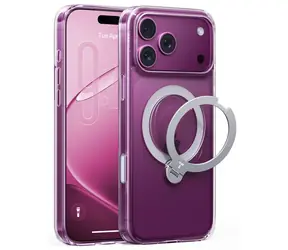 Torras Ostand Q3 Spin čirá / Ochranné pouzdro / Apple iPhone 18 Pro / stojánek 360° / magnetický