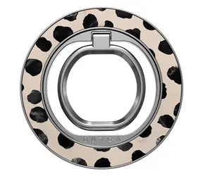 Burga Magnetic Ring Holder stříbrná, Almond Latte / Prstenový držák telefonu / Magnetické uchycení