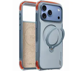 Torras Ostand Q3 Air Pro modrá / Ochranný kryt / iPhone 18 Pro / MagSafe / 360° stojánek