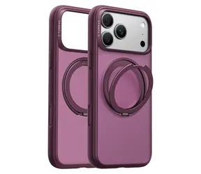 Torras Ostand O1 Guardian fialová / Ochranný kryt / iPhone 18 Pro Max / 360° stojánek / magnetické uchycení