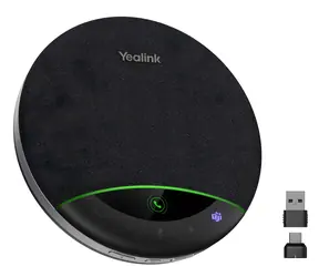 Yealink SP96 černá / Konferenční reproduktor / Bluetooth 5.3 / USB-C/A dongle / Displej