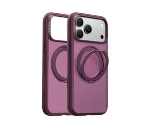 Torras Ostand O1 Guardian fialová / Ochranný kryt / iPhone 18 Pro / 360° stojánek / magnetické uchycení