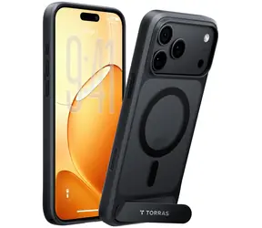 Torras Ostand L1 černá pro Apple iPhone 18 Pro Max / Ochranný kryt / MagSafe / Integrovaný stojánek