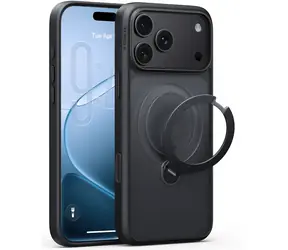 Torras Ostand Q3 Spin černá / Ochranné pouzdro / Apple iPhone 18 Pro Max / stojánek 360° / magnetický