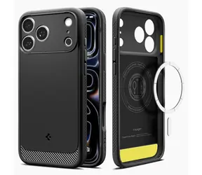 Spigen Rugged Armor MagSafe černá / Ochranný kryt / Apple iPhone 18 Pro Max/17 Pro Max / MagSafe