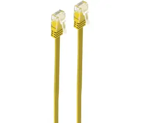 Shiverpeaks Cat6 U/UTP slim žlutá 1 m / Patch kabel / RJ-45 / pozlacené kontakty