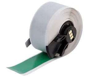 Brady Vinylové štítky kontinuální zelené / Štítky do tiskárny / Vinyl / v kotouči / šířka 2,54 cm