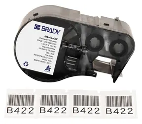 Brady Polyesterové štítky 25,4x25,4 mm bílé / Štítky do tiskárny / Polyester / pro BMP41, BMP51, BMP53, M511 / 260 ks