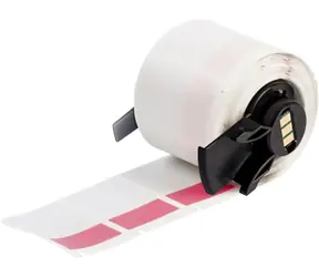 Brady Samolaminující vinylové štítky červené / Štítky do tiskárny / Vinyl / pro M610 / 25,4 × 38,1 mm / 250 ks/role