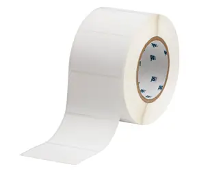 Brady Odnímatelné polypropylenové štítky / Štítky do tiskárny / 76x51 mm / bílé / 1000 ks / termotransfer