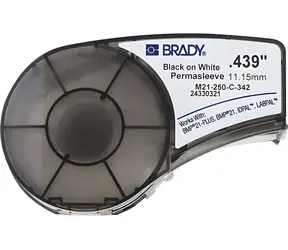 Brady PermaSleeve smršťovací bužírka / Bužírka pro značení kabelů / Polyolefin / kompatibilní s BMP21-PLUS, BMP21, IDPAL