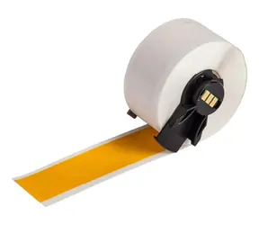 Brady kontinuální vinylové štítky žluté / Štítky do tiskárny / Vinyl / šířka 2,54 cm / odolné vůči povětrnosti
