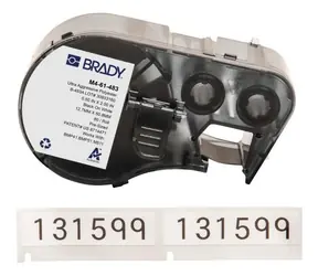 Brady Polyesterové štítky pro BMP41/BMP51/BMP53/M511 / Štítky do tiskárny / 12,7 x 50,8 mm / lesklé / 80 ks