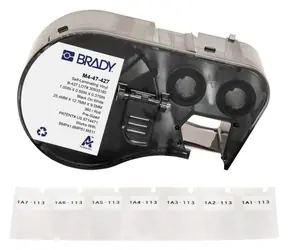 Brady Samolaminující vinylové štítky / Štítky do tiskárny / Vinyl / 25,4 x 12,7 mm / 360 ks