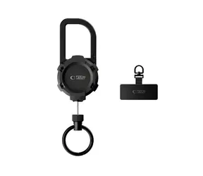 Tech-Protect ATH03 UrbanLoop černá / Šňůrka na krk