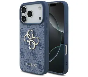 Guess 4G Big Logo modrá / Zadní kryt / iPhone 17 Pro