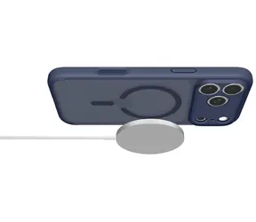 Spigen Ultra Hybrid MagSafe Frost Deep Blue / Ochranný kryt / Apple iPhone 18 Pro/17 Pro / TPU+PC