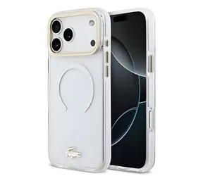 Lacoste IML Shockproof Petit Pique Gold Logo transparentní
