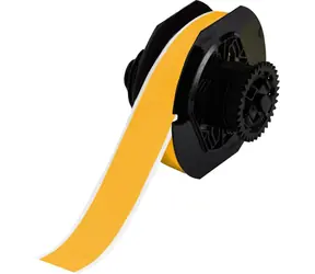 Brady B-7569 kontinuální vinylová páska žlutá / Páska do tiskárny štítků / 29 mm x 30 m / permanentní lepidlo
