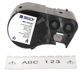 Brady Nylonové textilní etikety pro vodiče a laboratoře / Etikety / Samolepicí / Nylon / pro M510, BMP51, BMP53, M511