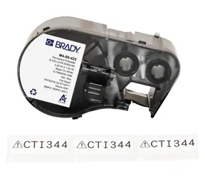 Brady Polyesterové štítky pro BMP41/BMP51/BMP53/M511 / Štítky do tiskárny / 12,7 x 38,1 mm / lesklé / 180 ks