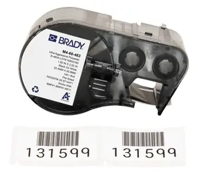 Brady ToughBond B-483 polyesterové štítky / Štítky do tiskárny / lesklé / bílé / 140 ks