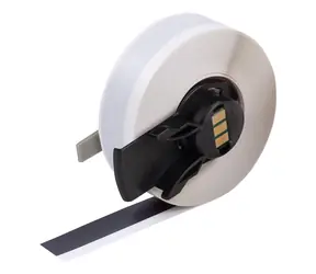 Brady univerzální vinylové štítky černé / Štítky do tiskárny / Vinyl / 12,7 mm / lesklé / odolné povětrnosti